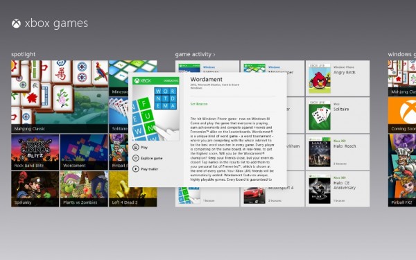 Windows 8, Xbox,  