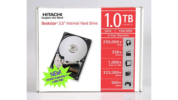 Hitachi, storage, HDD, 4 TB, 2009,  