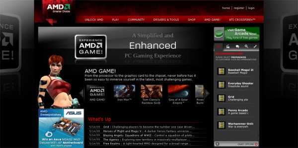 AMD, GAME!, gaming PC, ATI Radeon HD 3000  , 