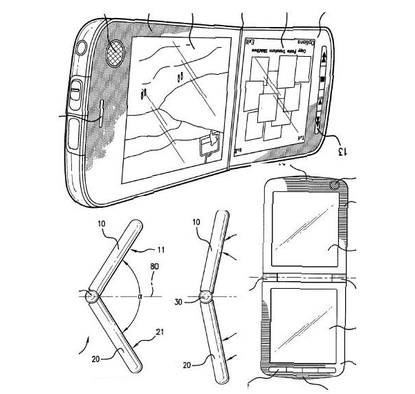 Nokia, touchscreen, sensor, patent, clamshell, , ,  , 