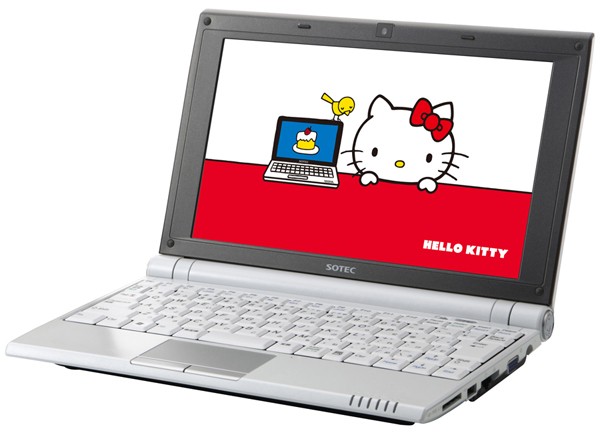 Notebook, laptop, Onkyo, Sotec, Hello Kitty, C101K3W, , 