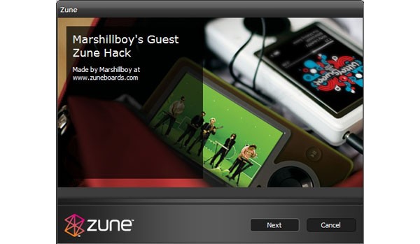 Zune, hack, crack, guest synchronization