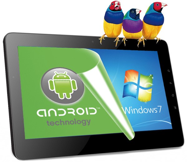 Планшет ViewPad 10Pro загружается в Android или Windows 7