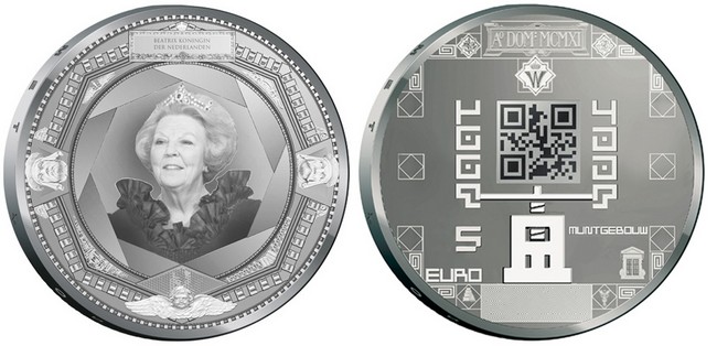Выпущена первая в мире монета с QR-кодом