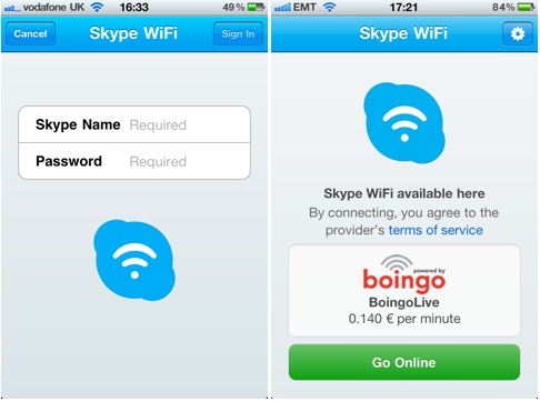 Skype представила iOS-приложение для доступа к Wi-Fi