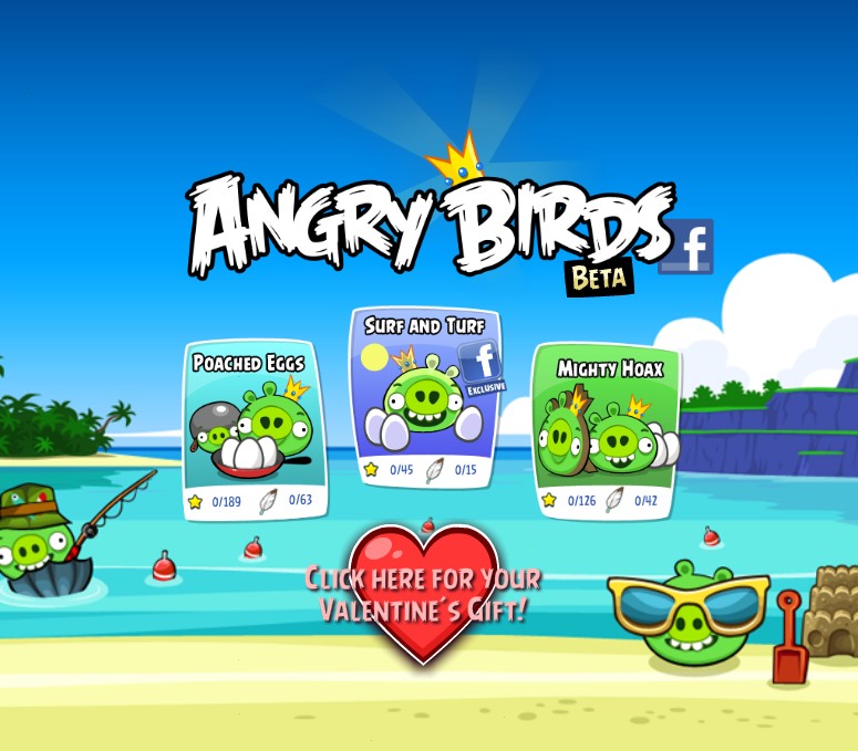 Angry Birds — теперь и в Facebook