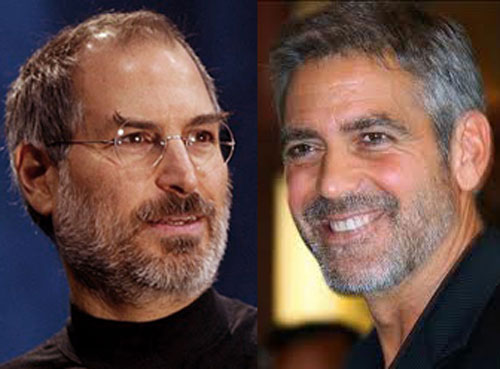 Стив Джобс и Джордж Клуни