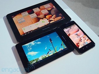 Lenovo представила два смартфона и два планшета