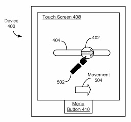 Apple получила патент на разблокировку телефона проведением по дисплею