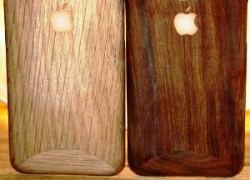 Российские умельцы из Goldphone.ru представили деревянный iPhone 3G