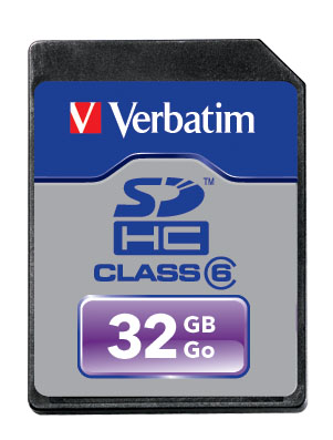 32-гигабайтная SDHC-карта — высокоскоростная новинка Verbatim