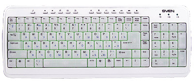 Мультимедийная клавиатура SVEN Multimedia EL 4002 с элегантным дизайном 