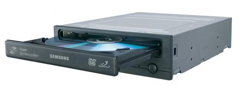 Super-WriteMaster SH-S203N записывает двухслойные диски DVD на скорости 16x