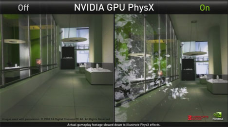 Пример работы движка PhysX в игре Mirror's Edge