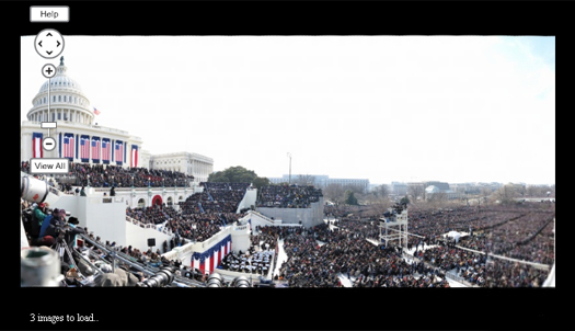 Детальная панорама инаугурации Барака Обамы