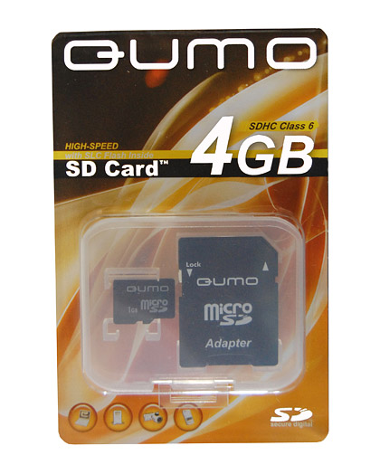 Флэш-карты QUMO: MicroSDHC