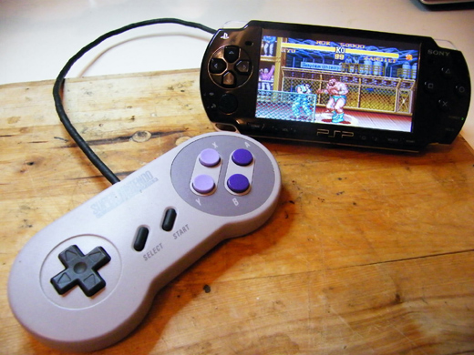 Чудо-мод: PSP с геймпадом от SNES