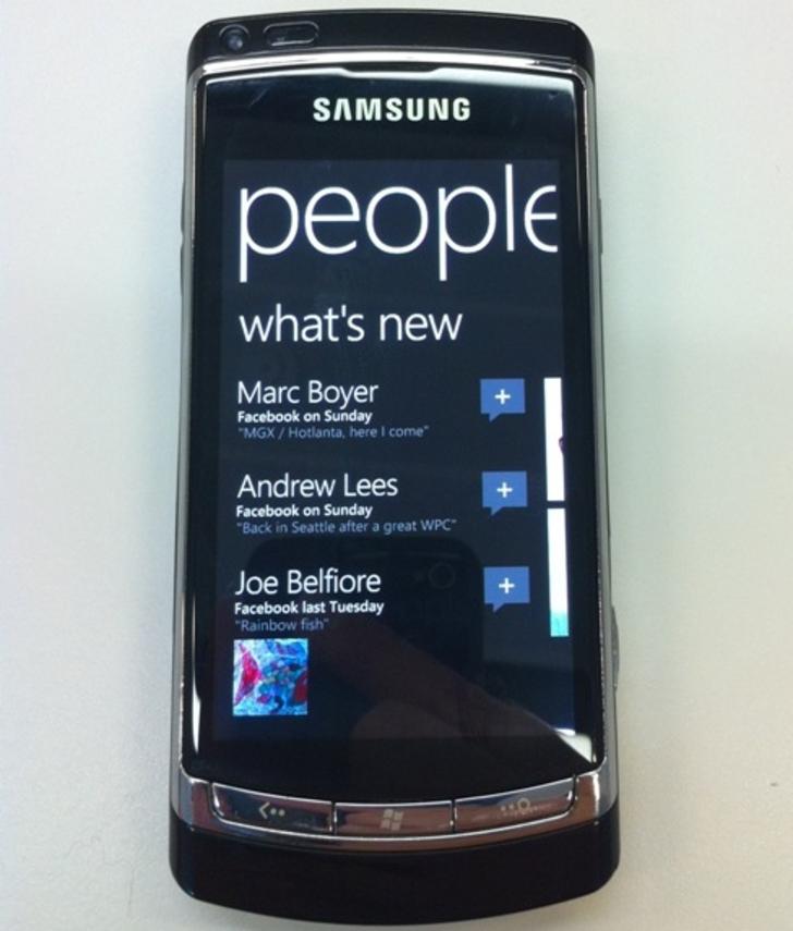 Samsung готовит смартфон Cetus на Windows Phone 7
