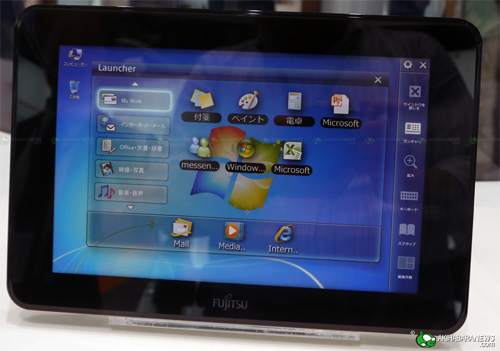 Fujitsu показала два планшета на Windows 7