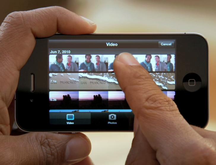 iMovie на iPhone 4: мобильное редактирование HD-видео
