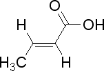 Формула кротоновой кислоты