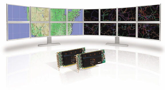 Новая видеокарта Matrox объединяет восемь дисплеев через один слот PCIe x16