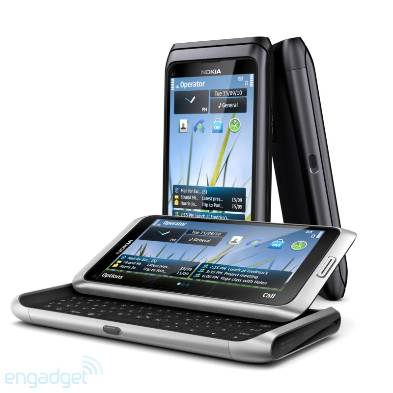 Nokia официально представила бизнес-слайдер E7 на Symbian^3