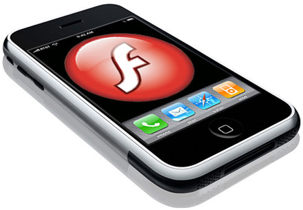 Adobe не будет портировать Flash на iPhone