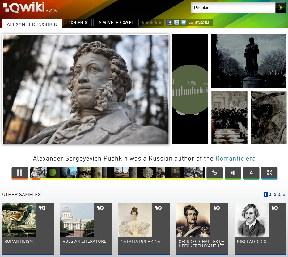 Основатель AltaVista запустил интерактивную энциклопедию Qwiki