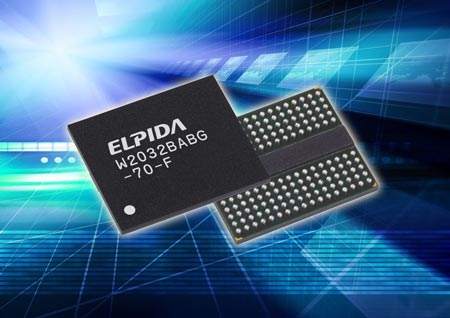Elpida разрабатывает GDDR5 плотностью 2 Гбит
