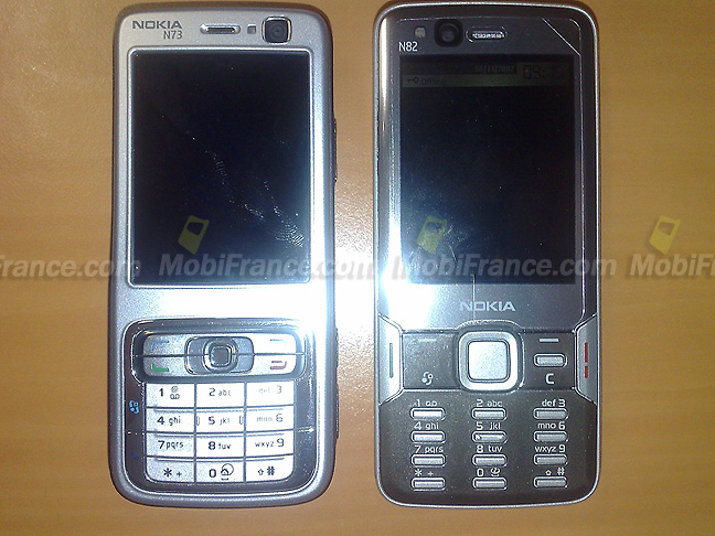 Nokia N82 в сравнении с N73