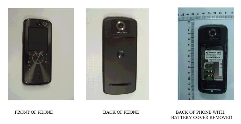 Живые фото Motorola L800T из недр FCC 