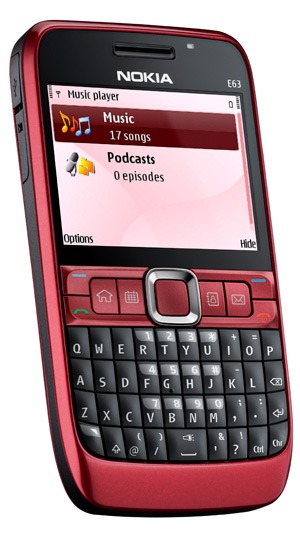 Nokia E63 поступает в свободную продажу!