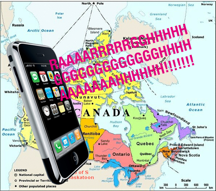 Начало продаж iPhone в Канаде