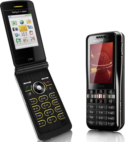 Две новых трубки от Sony Ericsson