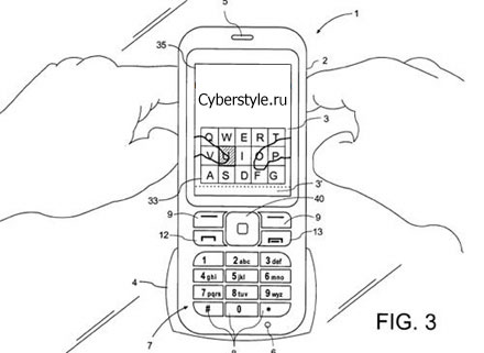 Nokia патентует совершенно новый способ ввода символов на мобильных устройствах