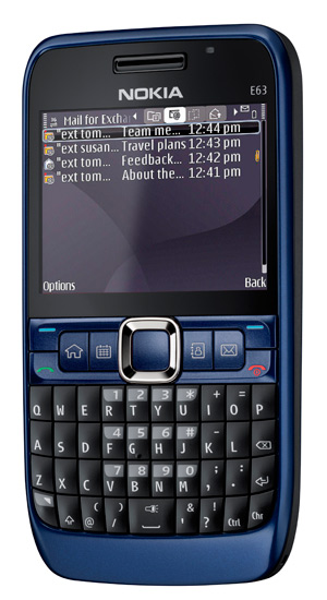 Бюджетный коммуникатор с QWERTY-клавиатурой на базе платформы Symbian OS 9.3 Nokia E63