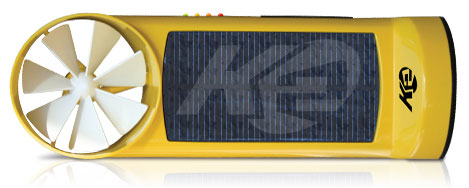 Универсальный «зарядник» Kinesis K2 получает энергию от солнца и ветра