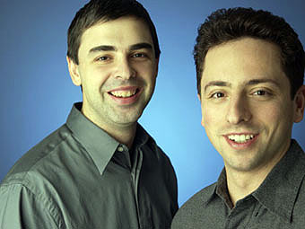 Основатели Google Ларри Пейдж и Сергей Брин