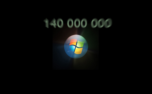 Microsoft хвастается: 140 миллионов проданных копий Windows Vista, или 3.8 диска в секунду