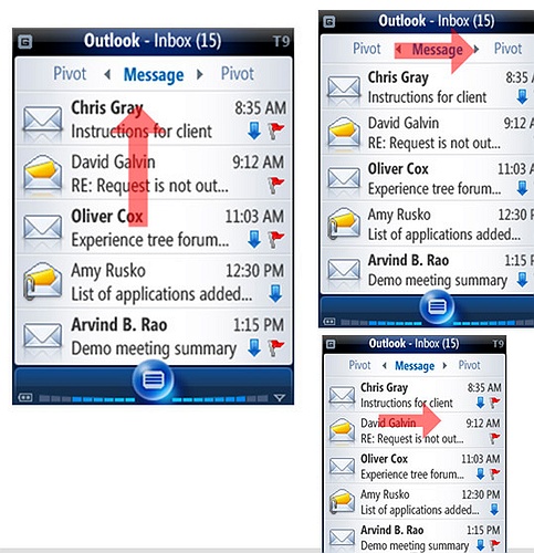 Первые скриншоты Windows Mobile 7