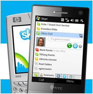 Skype 2.5 Beta для Windows Mobile 