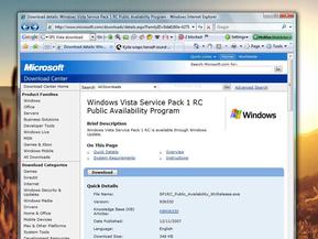 Windows Vista SP1 RC