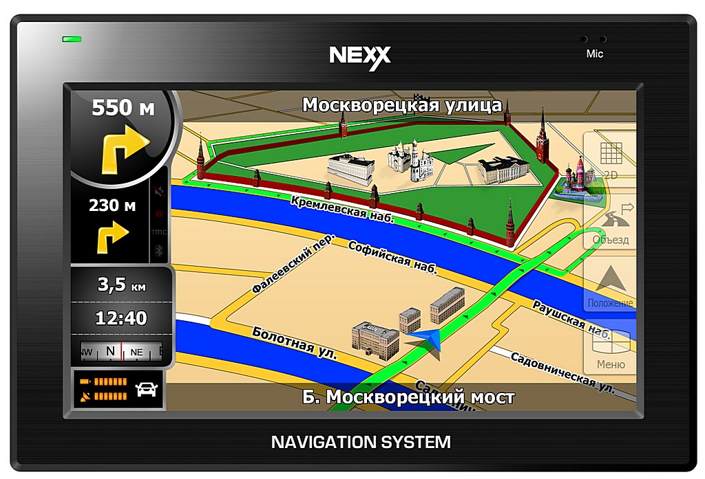 GPS-навигатор NEXX NNS-5010 с 5-дюймовым экраном