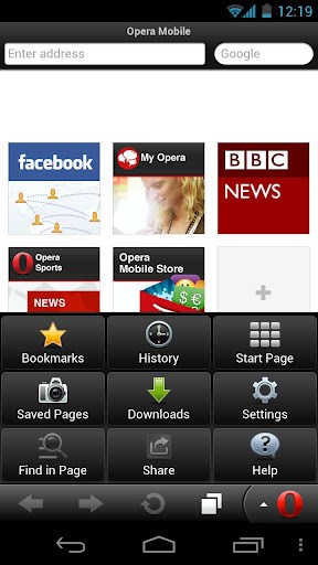 Вышла Opera Mobile 12 для Android и Symbian