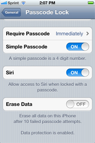 iГлюк: Siri позволяет воспользоваться заблокированным iPhone 4S